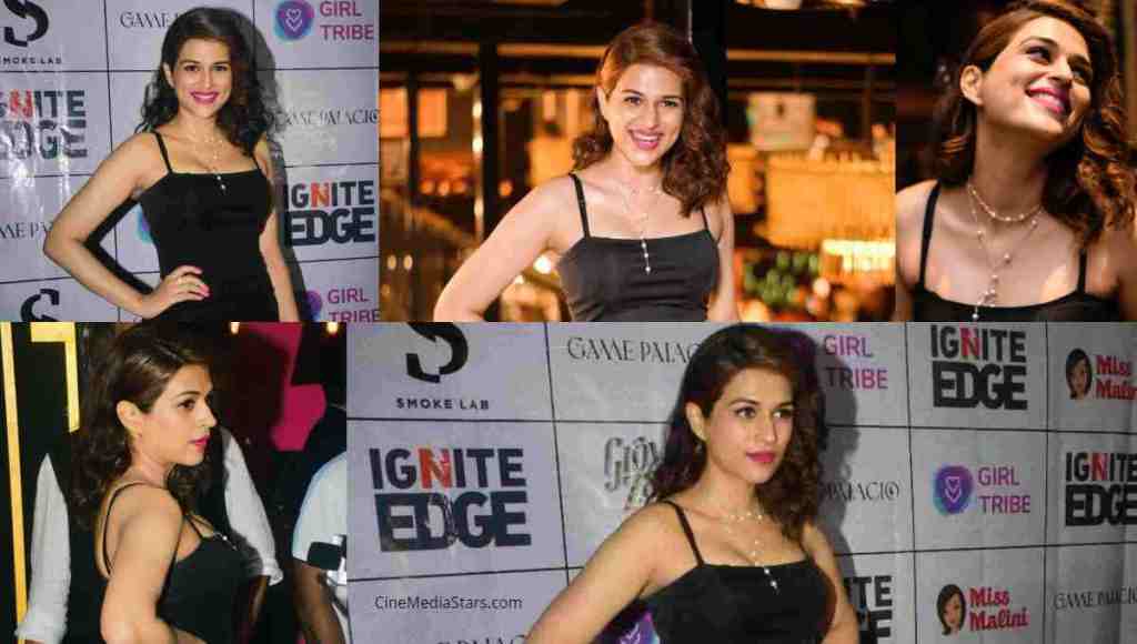 Actress Shraddha das at the launch of Ignite edge talent event by Miss Malini