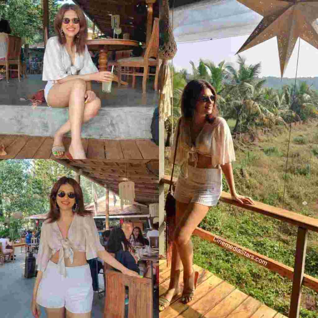 Actress Shraddha Das spending some quality time in her Goa Vacation