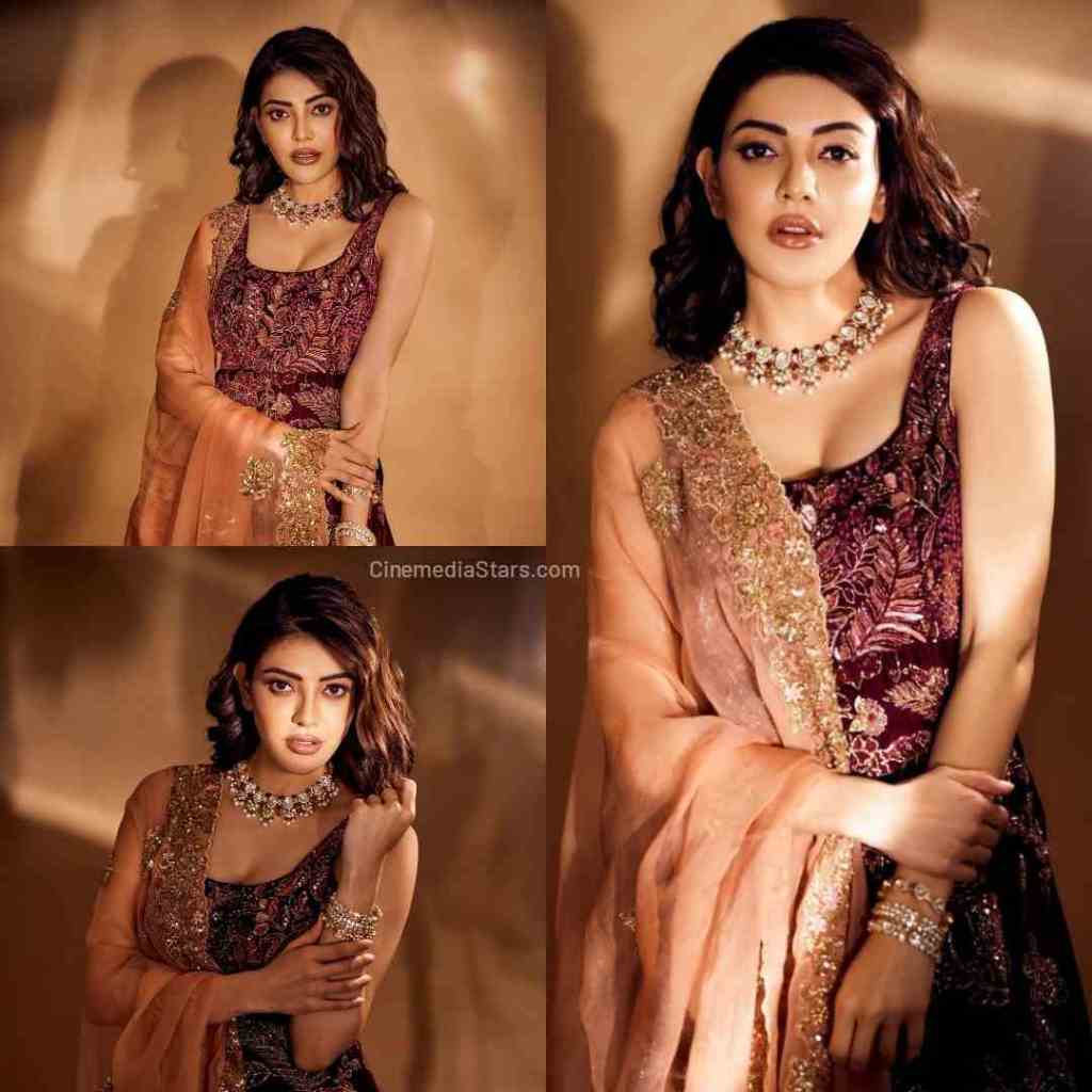 Actress Kajal Aggarwal is glowing in this latest photoshoot Stills