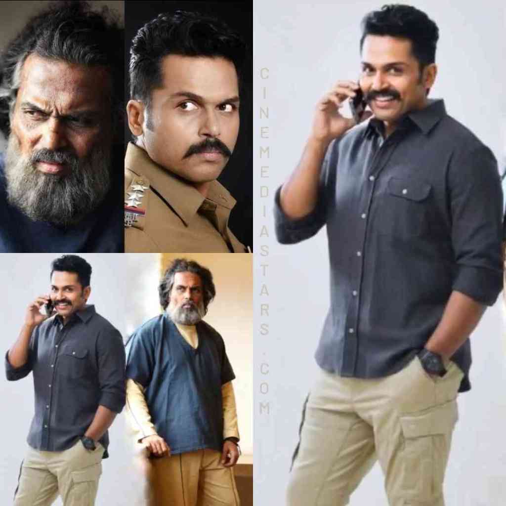 Karthi Sardar Movie Dual looks and glimpse from the shooting spot