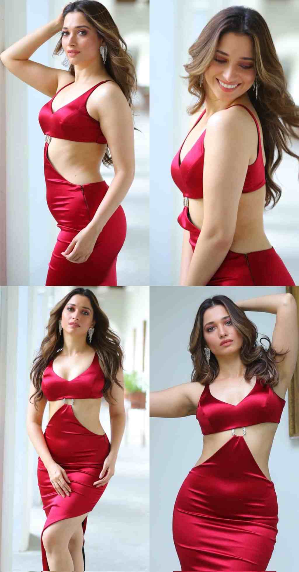 Tamannaah Bhatia looks drop dead gorgeous in this RED outfit